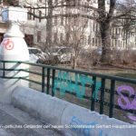Schmierereien an Schrotebrücke - Graffiti bleiben unerkannt