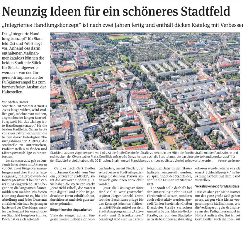 Volksstimme vom 14.02.2014