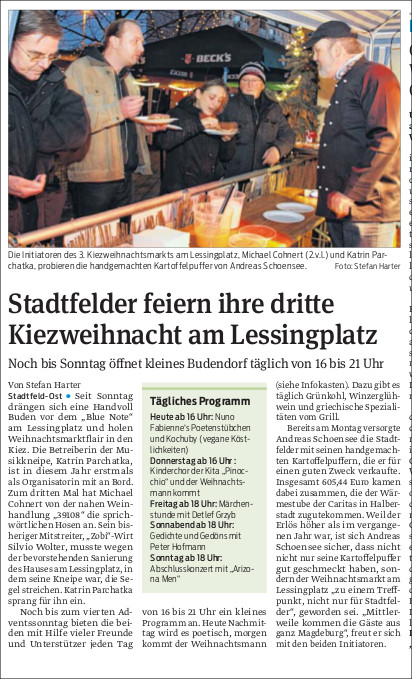 Volksstimme vom 22.12.2013