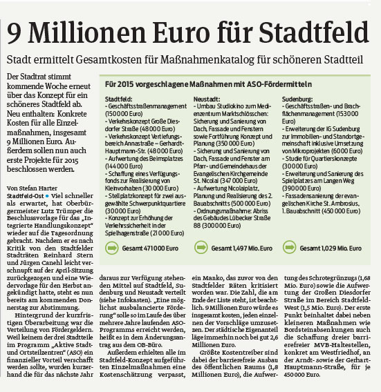 Volksstimme vom 06.06.2014