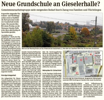 Volksstimme-Artikel vom 09.10.2015
