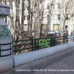 Schmierereien an Schrotebrücke - Graffiti bleiben unerkannt