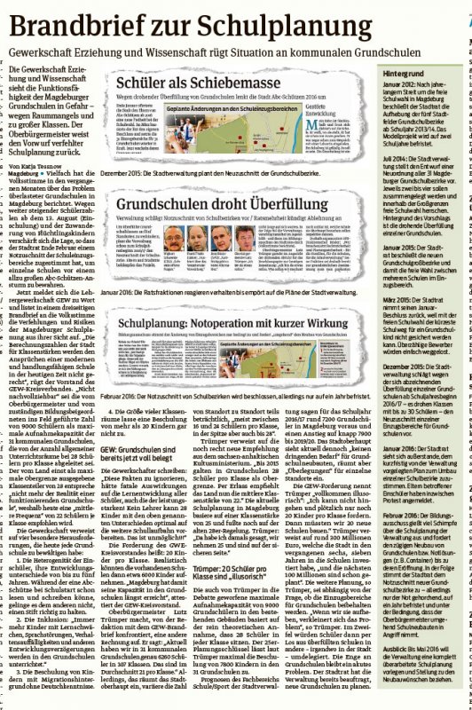 Volksstimme vom 05.04.2016