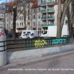 Schmierereien an Schrotebrücke - Graffiti bleiben unerkannt