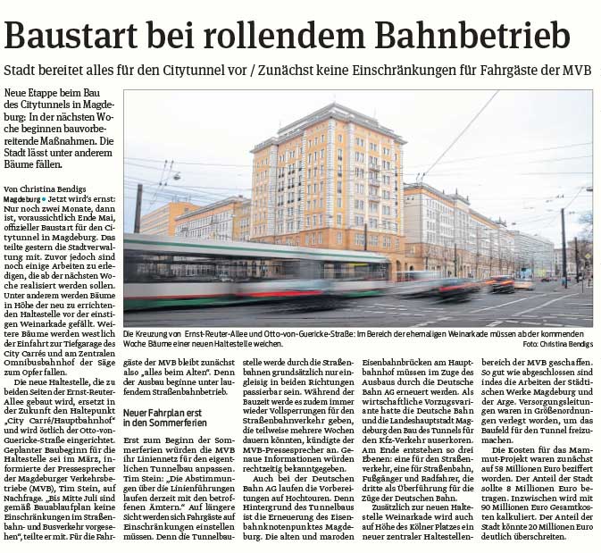 Volksstimme vom 21.02.2015