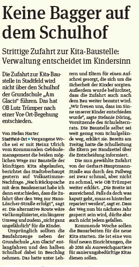Volksstimme vom 28.04.2015