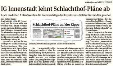 Volksstimme vom 21.12.2015