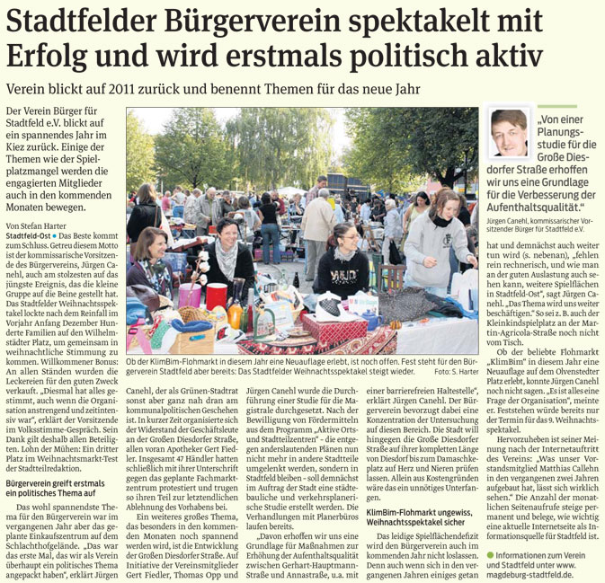 Volksstimme vom 19.01.2012