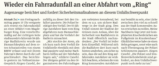 Volksstimme vom 01.10.2012