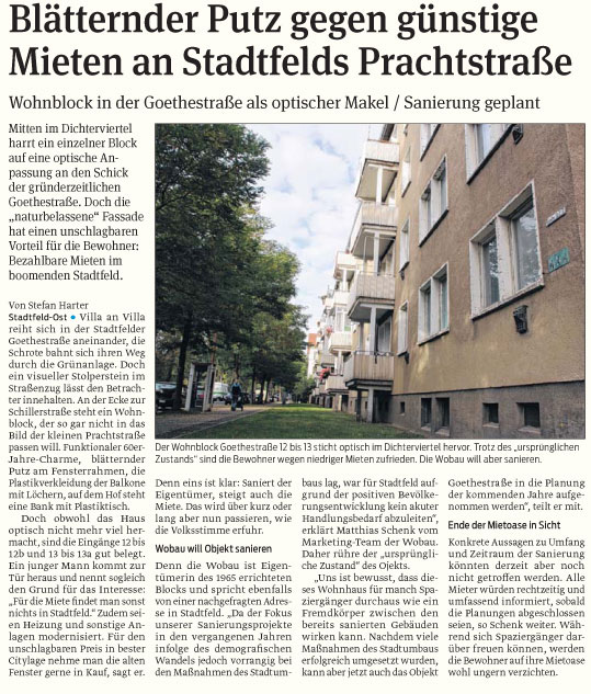 Volksstimme vom 16.10.2012