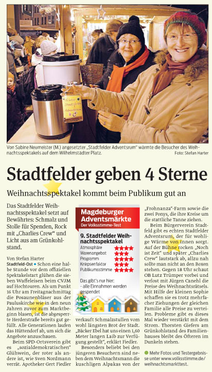 Volksstimme vom 17.12.2012