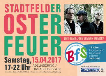 Bürgerverein startet mit Stadtfelder Osterfeuer ins Jubiläumsjahr