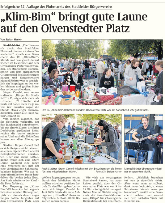 Volksstimme vom 20.09.2011
