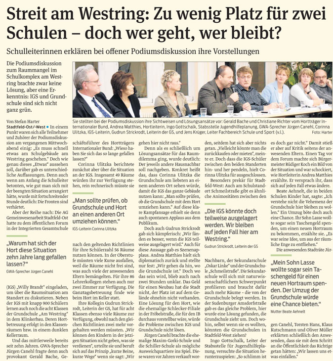 Volksstimme vom 21.11.2011