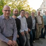 Matthias Küster, Maik Lampe, Thomas Opp, Jürgen Canehl, Sabine Neumeister, Uwe Thal und Matthias Callehn (v.l.n.r.).
