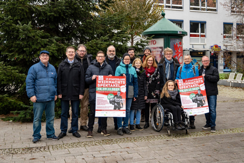 Gruppenfoto Stadtfelder Weihnachtsspektakel 2022
