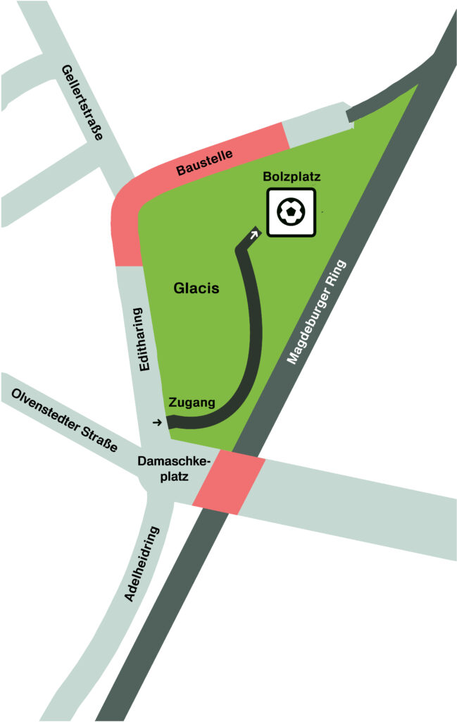 Lageplan Glacis Editharing